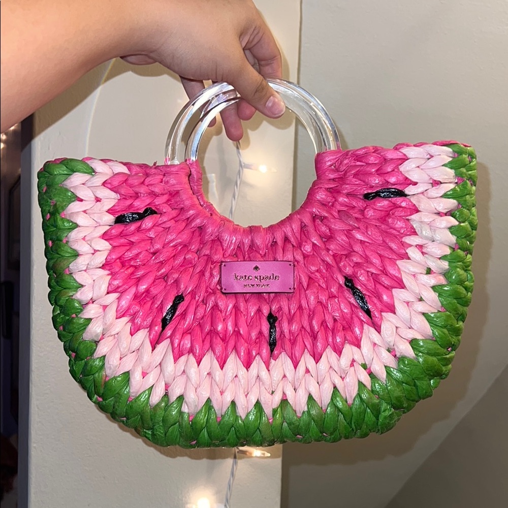 Kate Spade Pink and Green Watermelon Purse